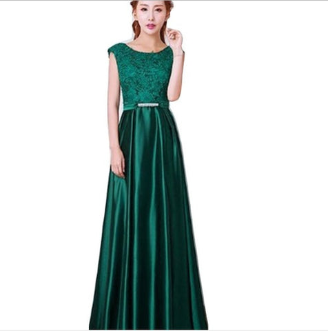 New Arrival Red Blue Pink Purple Floor Length Lady Girl Women Princess Bridesmaid Banquet Party Ball Dress Gown Fast Shipping