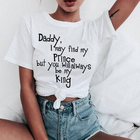 New Yes Daddy T Shirt Women Satan Is My Sugar Daddy Aesthetic Kawaii Harajuku T-shirt Ullzang 90s Tshirt Fashion Top Tees Female