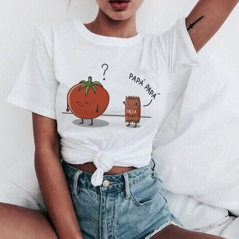 New Yes Daddy T Shirt Women Satan Is My Sugar Daddy Aesthetic Kawaii Harajuku T-shirt Ullzang 90s Tshirt Fashion Top Tees Female