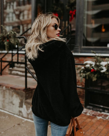 Plus Size Autumn Winter Women Casual Solid Zipper Long Sleeve Sweatshirt Long Sleeve Plush Fluffy Hoodies Fleece Pullover 5xl