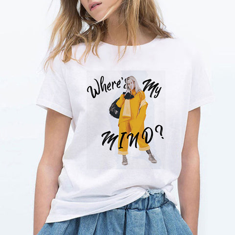 Billie Eilish T Shirt Hip Hop Music Funny T Shirt Women Tshirt Female Tee Shirt Femme Tops Women Clothes 2019 Streewear