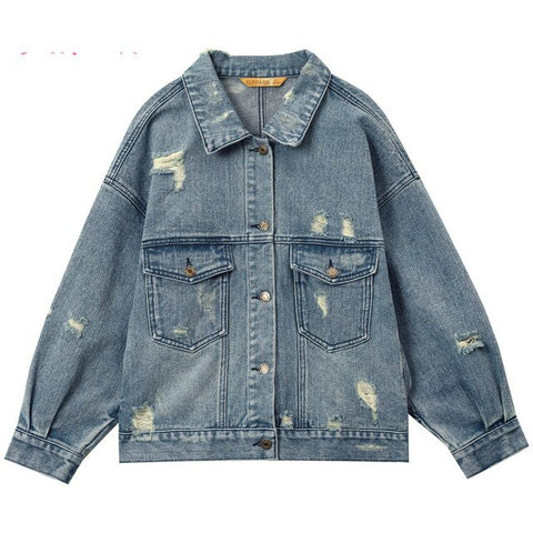 ELFSACK 2019 Spring New Oversized Jackets Woman Full Rose Print Single Breasted Femme Outerwear Coats Cotton Loose Ladies Coat