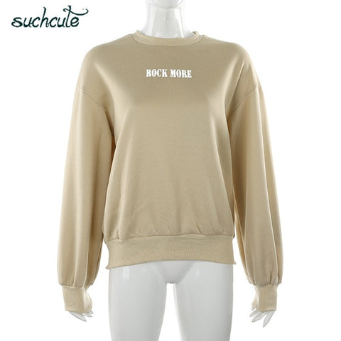 SUCHCUTE Women's Hoodies Neon Green Casual Lose Weight Hoody Top Sudadera Mujer Kpop O-Neck Autumn 2019 Female Gothic Sweatshirt