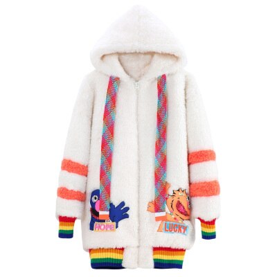 2019 Winter velvet coats fashion sequins ribbon women thick jackets
