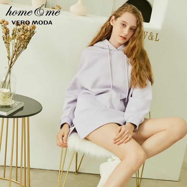 Vero Moda new cute hooded sweatshirt dress leisure homewear | 318433515