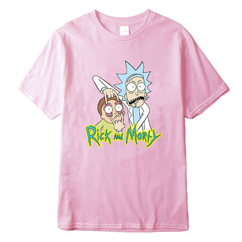 High quality funny tshirt 100% cotton crewneck rick and morty printed men tshirt casual knitted mens t-shirt tops tee shirt men