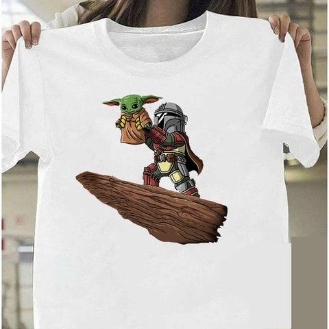 Baby Yoda Mandalorian T Shirt Men/women Harajuku Star Wars T-shirt Satanist Moive Graphic Tees Men Tshirt Male 80s Top Child