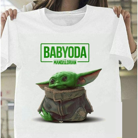 Baby Yoda Mandalorian T Shirt Men/women Harajuku Star Wars T-shirt Satanist Moive Graphic Tees Men Tshirt Male 80s Top Child