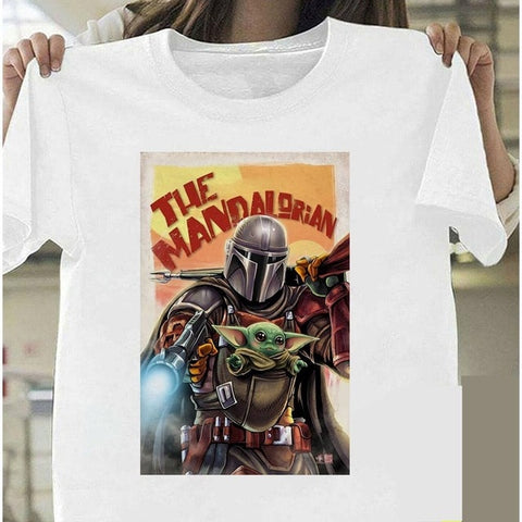 Baby Yoda Mandalorian T Shirt Men/women Harajuku Star Wars T-shirt Satanist Moive Graphic Tees Men Tshirt Male 80s Top Child