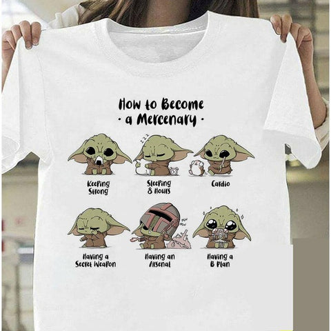 Baby Yoda Mandalorian T Shirt Men/women Harajuku Star Wars T-shirt Satanist Moive Graphic Tees Men Tshirt Male 80s Top Child