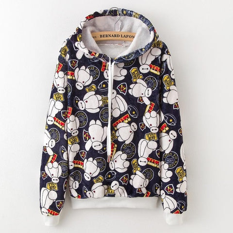 2010 new tops flannel warm thick hooded pullover women long sleeves fight casual sneakers women's clothing