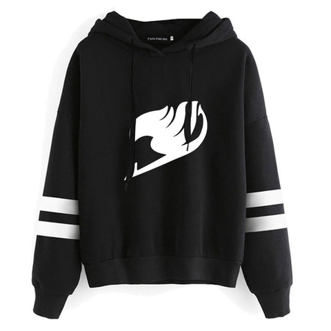 Anime Hoodie Fairy Tail Janpan Manga Hoodie Women Long Sleeve Hooded Sweatshirts Female Harajuku Pullover Tops