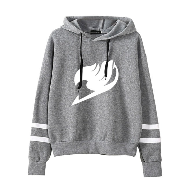 Anime Hoodie Fairy Tail Janpan Manga Hoodie Women Long Sleeve Hooded Sweatshirts Female Harajuku Pullover Tops