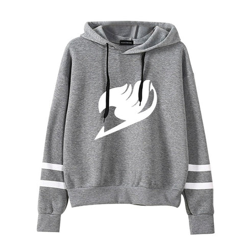Anime Hoodie Fairy Tail Janpan Manga Hoodie Women Long Sleeve Hooded Sweatshirts Female Harajuku Pullover Tops