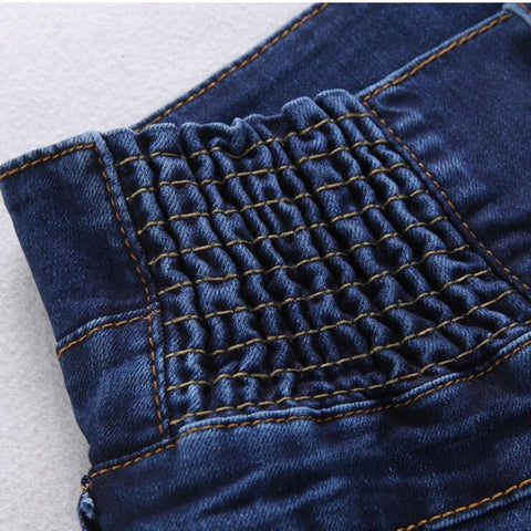 2019 Jeans Womens High Waist Elastic Skinny Denim Long Pencil Pants Plus Size 40 Woman Jeans Camisa Feminina Lady Fat Trousers